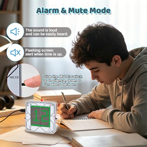 MiOYOOW 4-Digit Digital DIY Clock Kit and Count Up & Countdown Digital Timer Kit, Soldering Electroincs Project DIY Soldering Practice Kit for Home School Education and Daily Use