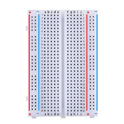 eBoot 3 Pieces 400-Point Solderless Circuit Breadboard with 65 Pieces M/M Flexible Breadboard Jumper Wires