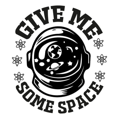 SEC Apparel Science Iron On Patches Decals Transfers Applique Letters for t Shirts Fabric Clothing | (Give-me-Some-Space) - style: Give-me-some-space