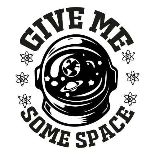 SEC Apparel Science Iron On Patches Decals Transfers Applique Letters for t Shirts Fabric Clothing | (Give-me-Some-Space) - style: Give-me-some-space