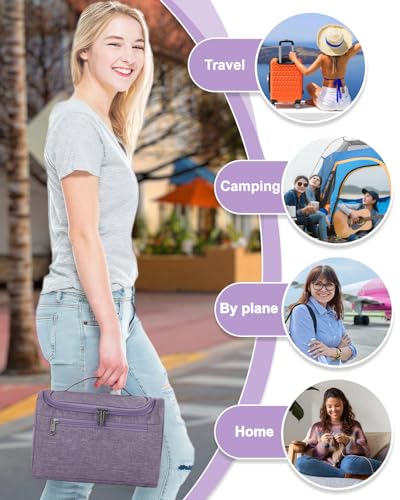 Aeelike Crochet Kit for Beginners Adults Kids, Complete Crochet Set, Purple - color: Purple