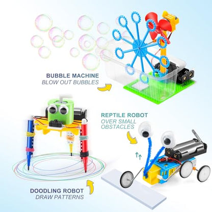 BeAndge Robotics STEM Kits for Kids Science Robot Building Crafts Age 8-12