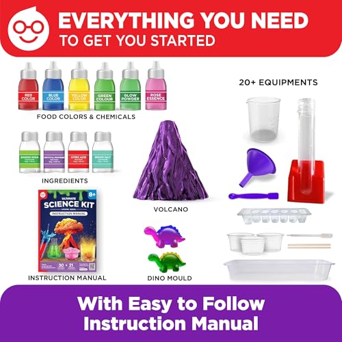 Doctor Jupiter Ultimate Science Experiments Kit for Kids Ages 8+ - style: Ultimate Science Kit Starter: 8+