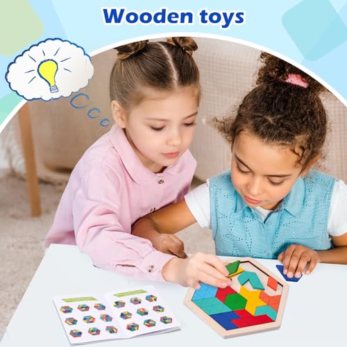 3 Otters Wooden Puzzle, with Guide Book - size: Medium