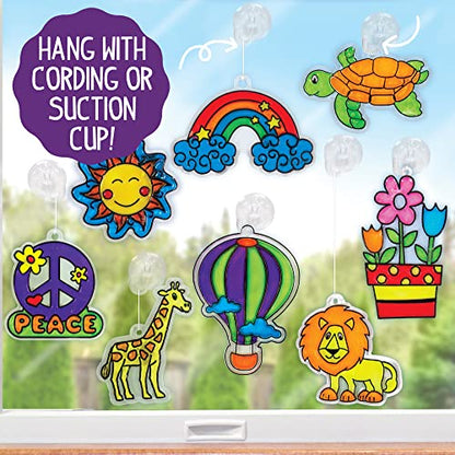 Made By Me Create Your Own Window Art Kit, Suncatchers, Makes 20+ Projects - style: Create Your Own