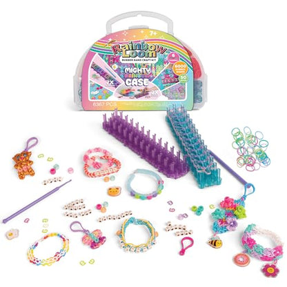 Rainbow Loom Mighty Rainbow Case - 6,000 Rubber Bands & 2 Mighty Looms
