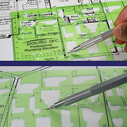 Pacific Arc Professional Plumbing Elevation Template Guide - style: Pro Plumbing Elevation