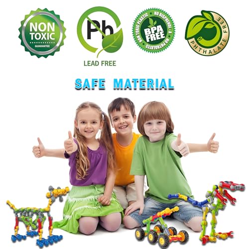Huaker STEM Building Toys for 3 4 5 6 7 8 Year Old Boys Girls Birthday Gift - style: 125