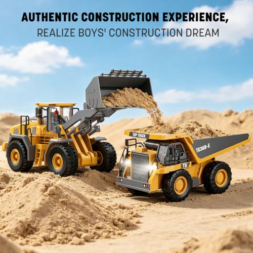 KIDMARKT Metal RC Wheel Loader Toy - style: Wheel Loader