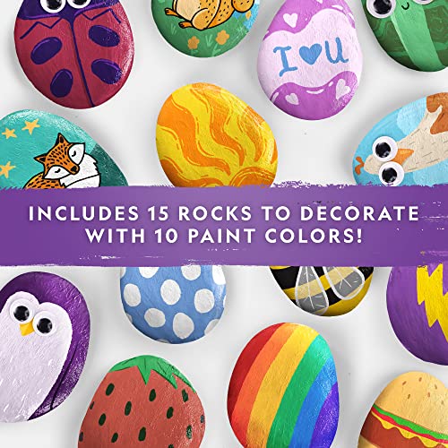 National Geographic Rock Painting Arts and Crafts Activity Kit for Kids - style: Animal Fun