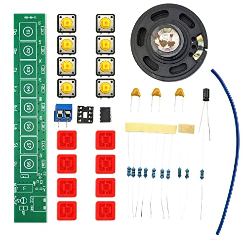 Taidacnet Make Your Own Organ Music Musical Instruments Box Kit NE555 Electric Piano DIY Kits for Soldering Practice Education
