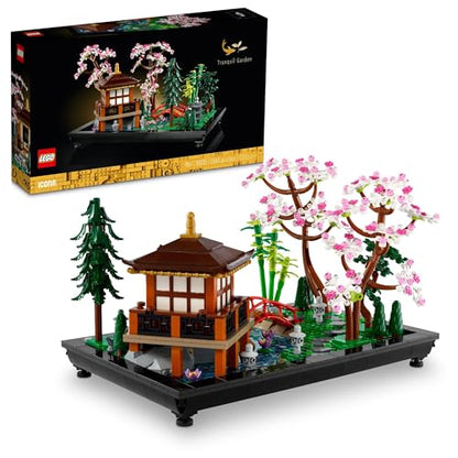 LEGO Icons Tranquil Garden Building Sets - Detailed Japanese Zen Garden DIY Kits for Adults, Ages 18+ - Gift for Him & Her - Building Block Set for Home Decor - 10315 - style: Frustration-Free Packaging