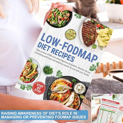 HAMIEW Low FODMAP Food List & Meal Plan, 3 Pack for IBS, SIBO, Bloating