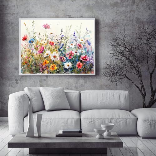 hkejoi Flower Diamond Painting Kits, Diamond Art Kits for Adults 12x16 Inch - color: Style 22
