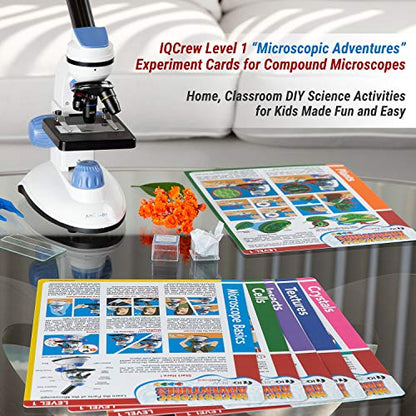 AmScope BK-EXCL1 Microscope Experiment & Activity Cards, Set of 6