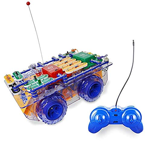 Snap Circuits R/C Snap Rover STEM Electronics & Robotics Kit, Ages 8+
