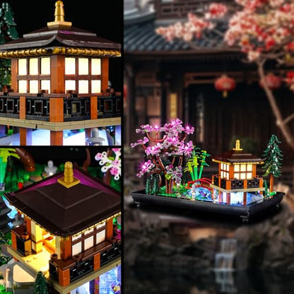Vaodest LED Light for Lego 10315 Icons Tranquil Garden Set,Design and Configuration Compatible with Model 10315(LED Light Only, Not Building Block Kit) - style: 10315 Tranquil Garden Set