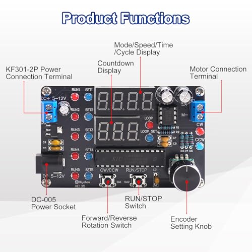DIY DC Motor Speed Controller Soldering Practice Kit