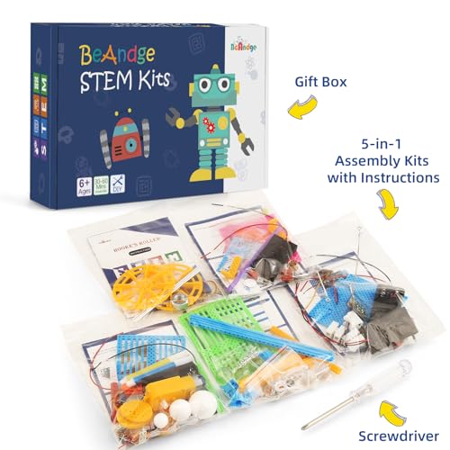 10 Set Science Kits STEM Toys Robotics Robot Building Kit Engineering Activities for Kids Boys Girls 6-8 8-12