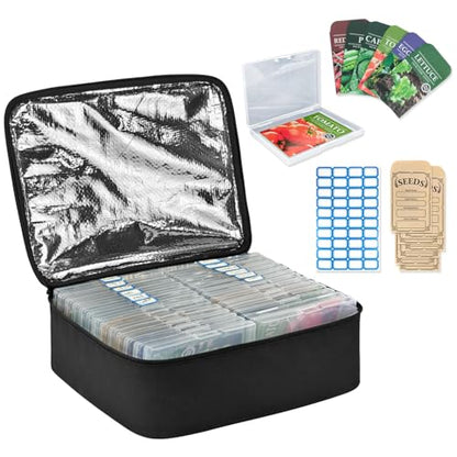 Boczif 26 Slot Seed storage Organizer Box Hold 80 to 100 seed packets - size: 26 slots