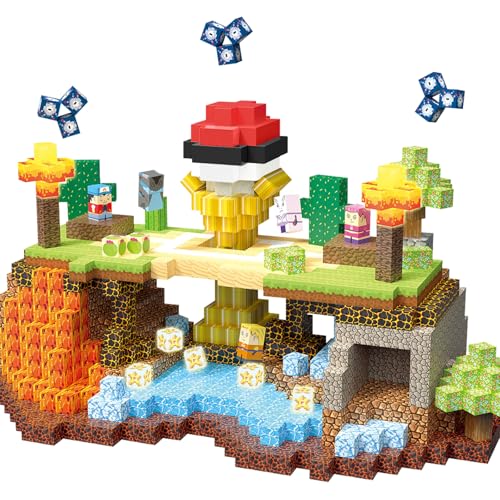 200pc Magnetic Blocks for Kids, Magnetic Building Blocks STEM Building Toys - style: 200