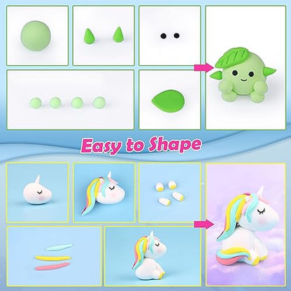 ESSENSON Air Dry Clay 150 Colors, Modeling Clay for Kids - color: 150 Colors
