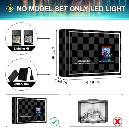 LED Light Kit for Lego 21265 The Crafting Table Set,Compatible with Lego 21265 Building Blocks Model(Not Include Blocks Set) - style: 21265 The Crafting Table Set
