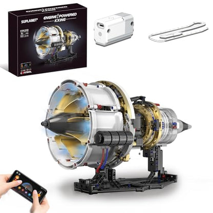 Jet Engine Model Kit that Works for Adults Boys Kids,564PCS