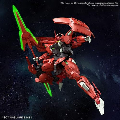 Bandai Hobby - Mobile Suit Gundam: The Witch from Mercury - #08 Darilbalde, Bandai Spirits HG 1/144 Model Kit - color: red