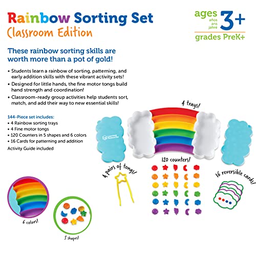 Learning Resources Rainbow Sorting Set Classroom Edition - style: Classroom Set