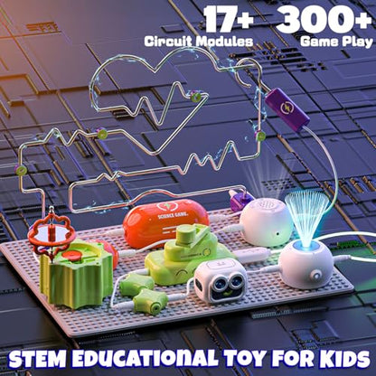 SMILESSKIDDO Science Kits, Electronics STEM Toys, 300+ Projects 16 Parts - size: Medium