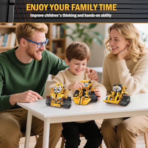 STEM Robot Building Kit for Kids Ages 8-16, 5 in 1 Robot Toys with APP & Remote Control, 269 PCS Programmable Engineering Building Blocks Birthday Gifts for Boys Girls Age 6 7 8 9 10 11 12+ - style: 11