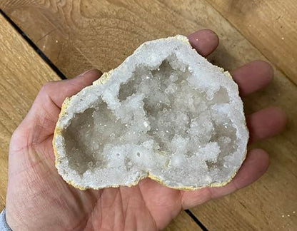 Premium Break Open Your Own Geodes Kit - Wood Gift Box Large 5 ct.