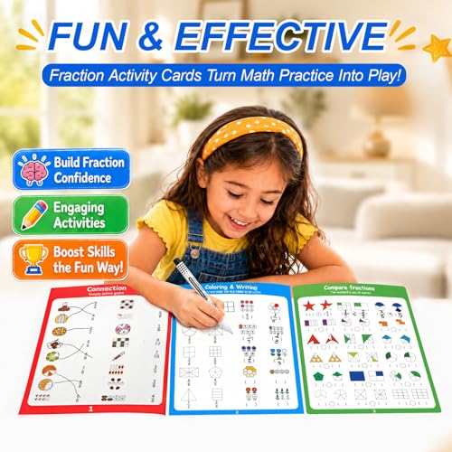 Magnetic Fraction Educational Puzzle & Homeschooling Math Manipulatives