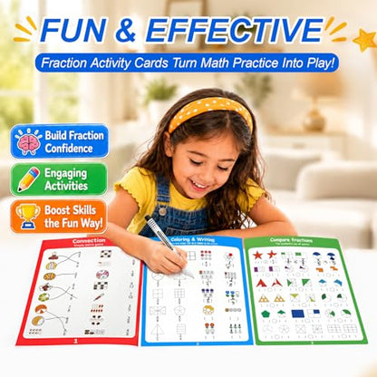 Magnetic Fraction Educational Puzzle & Homeschooling Math Manipulatives