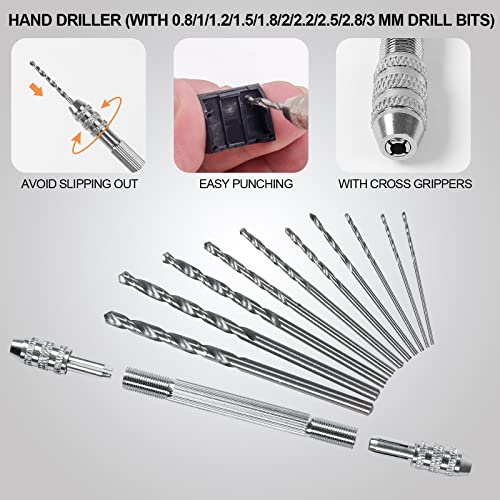 HIJIRH 108PCS Model Kit Tool,Gundam Model Tool Kit,Hobby Building Tool Kit