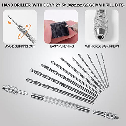 HIJIRH 108PCS Model Kit Tool,Gundam Model Tool Kit,Hobby Building Tool Kit