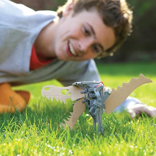4M Green Science Solar Robot Kit, DIY Walking Robot STEM Toy for Kids 5+