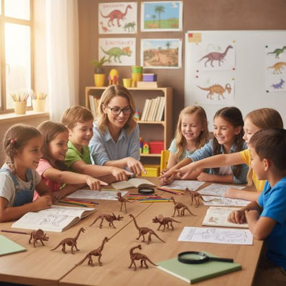30 PCS Dinosaur Fossil Skeletons, Assorted Dinosaur Skeleton Toys Figures for Science Play Dino Sand Dig Party Favor Decorations - style: Brown