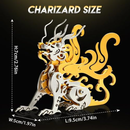 Chao Feng Gold 3D Metal Puzzle Mechanical Model Kit Stainless Steel - color: B3-chao Feng