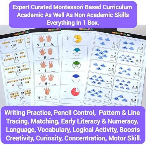 250 Homeschooling Activity Workbook for 7, 8, 9 Year Kid, English, Maths, Science, Handwriting Practice, Pencil Control, Early Learning, Toddler, Pre K, Kindergarten, Montessori Curriculum - style: 6-9 Years