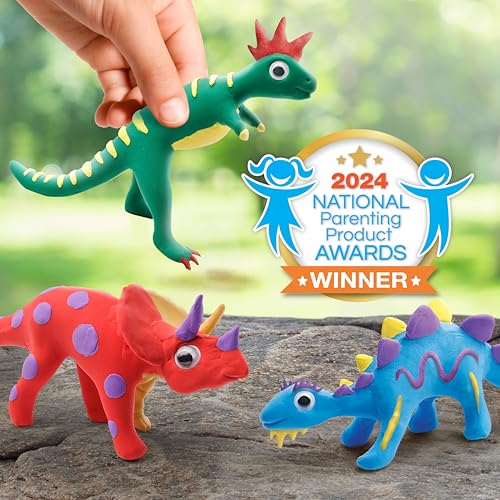 National Geographic Clay Dinosaur Arts and Crafts Activity Kit for Kids - style: Dino Clay Craft Kit