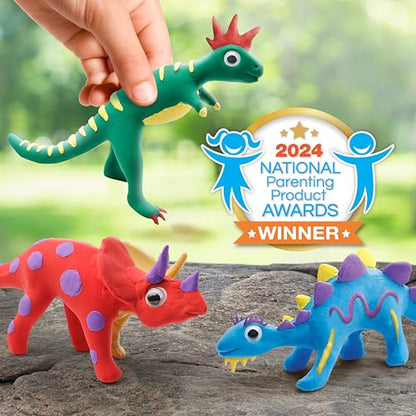 National Geographic Clay Dinosaur Arts and Crafts Activity Kit for Kids - style: Dino Clay Craft Kit