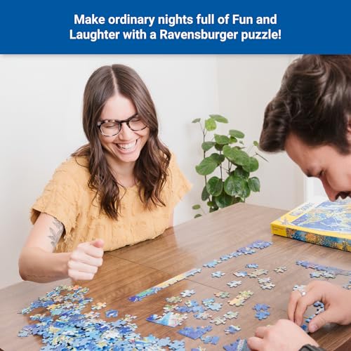 Ravensburger - Sweet Street - 1000 Piece Jigsaw Puzzle - Bold, Bright, Charming Animals and Incredible Treats - Enticing Imagery - Frameable - Premium Quality - Puzzles for Adults