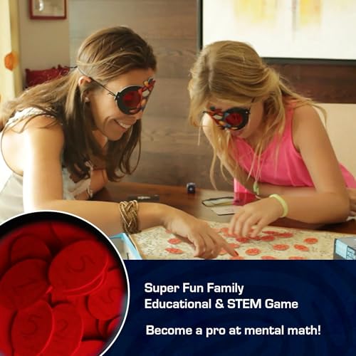 Chalk & Chuckles Super Math Spy Board Game for Kids Ages 8-12 | Practice Multiplication, Division, Addition & Subtraction | STEM Math Toy for Boys & Girls | Educational Game for Classroom & Family Fun