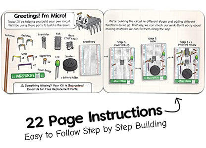 MicroKits Theremin Electronics Kit: Make Your Own Electric Field Instrument