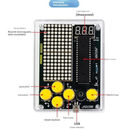 DIY Soldering Project Game Kit Electronic Practice Solder Soldering Kit