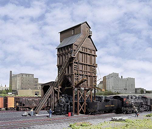 Walthers Cornerstone Series Kit HO Scale "Wood" Coaling Tower, 8, Grey