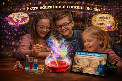 Science4you Magic Potions - Potion Making Kit for Children, Create & Mix your own Magic Potions - Magic Cauldron Toy for Kids Age 7 8 9 10 11 12+ Magic Toy & Crafts Set, Original Gift for Boys & Girls - style: 1. Mysterious Potions