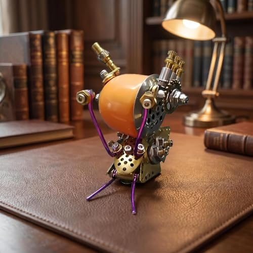 Steampunk Snail 3D Metal Puzzle Mechanical Kits 140+ Pcs DIY Assembly Model 3-Star Difficulty STEM Premium Desktop Decor Christmas & Birthday Gift for Teens Men Adults (Snail-O) - style: Snail-O